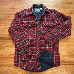 VINTAGE x EXCHANGE Over-Sized Flannel Jacket | SIZE SMALL | Winter GorpCore 90s